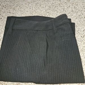 CAbi Charcoal Pinstripe Trousers